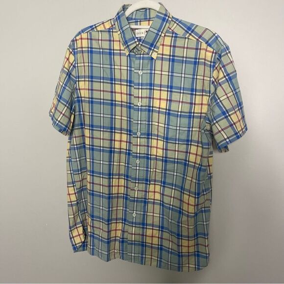 Duck Head short sleeve plaid shirt NWOT Medium - Picture 4 of 6
